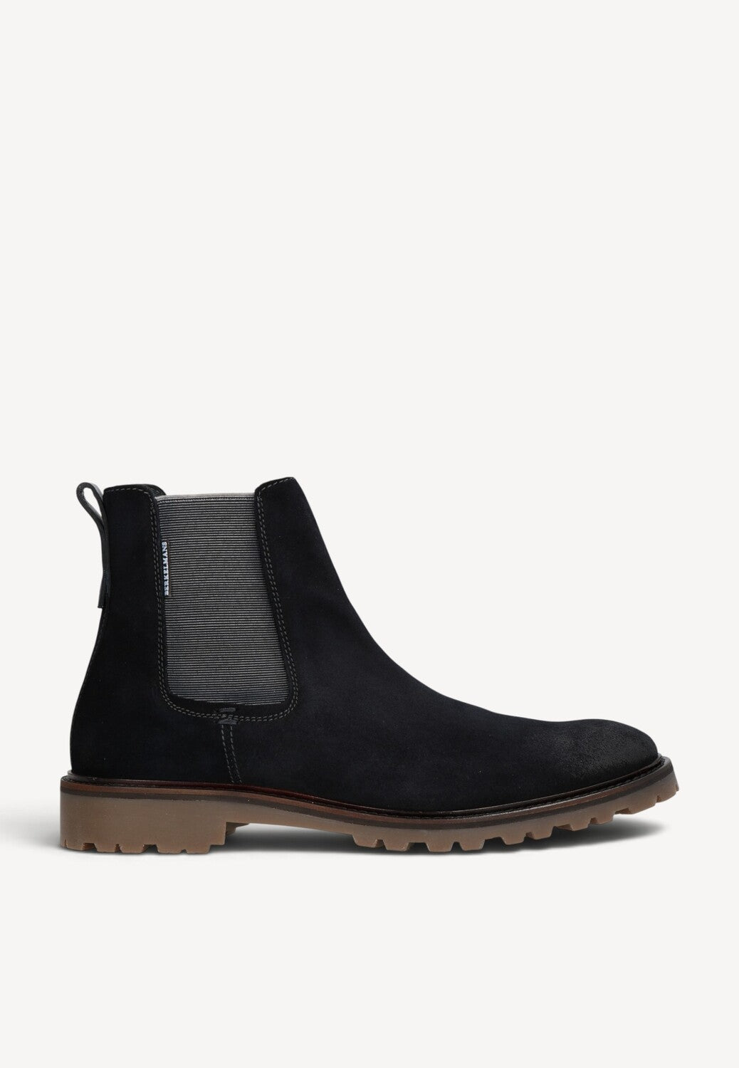 Heren boots-Blauw suède/nubuck