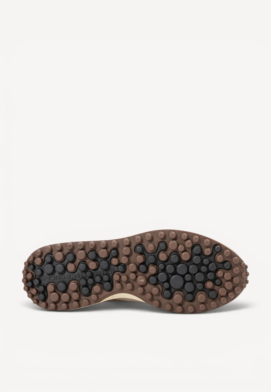 Heren veterschoenen-Bruin combi kleur