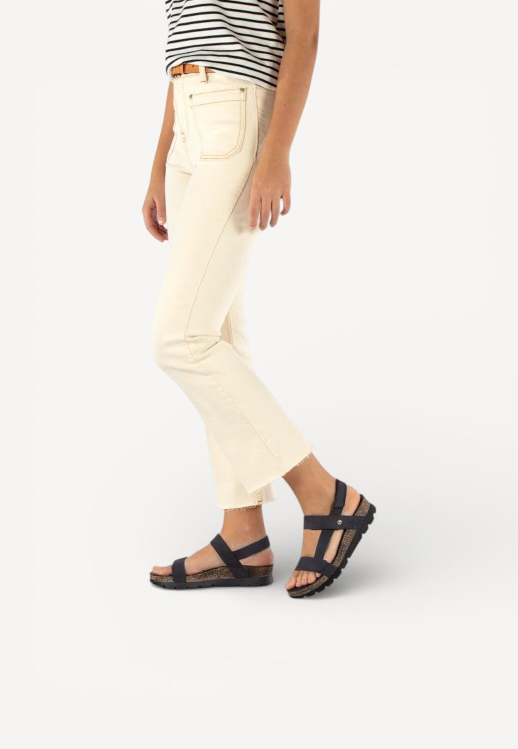 DAMES OPEN SCHOENEN-Blauw suède/nubuck