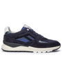 Heren veterschoenen-Blauw suède/nubuck