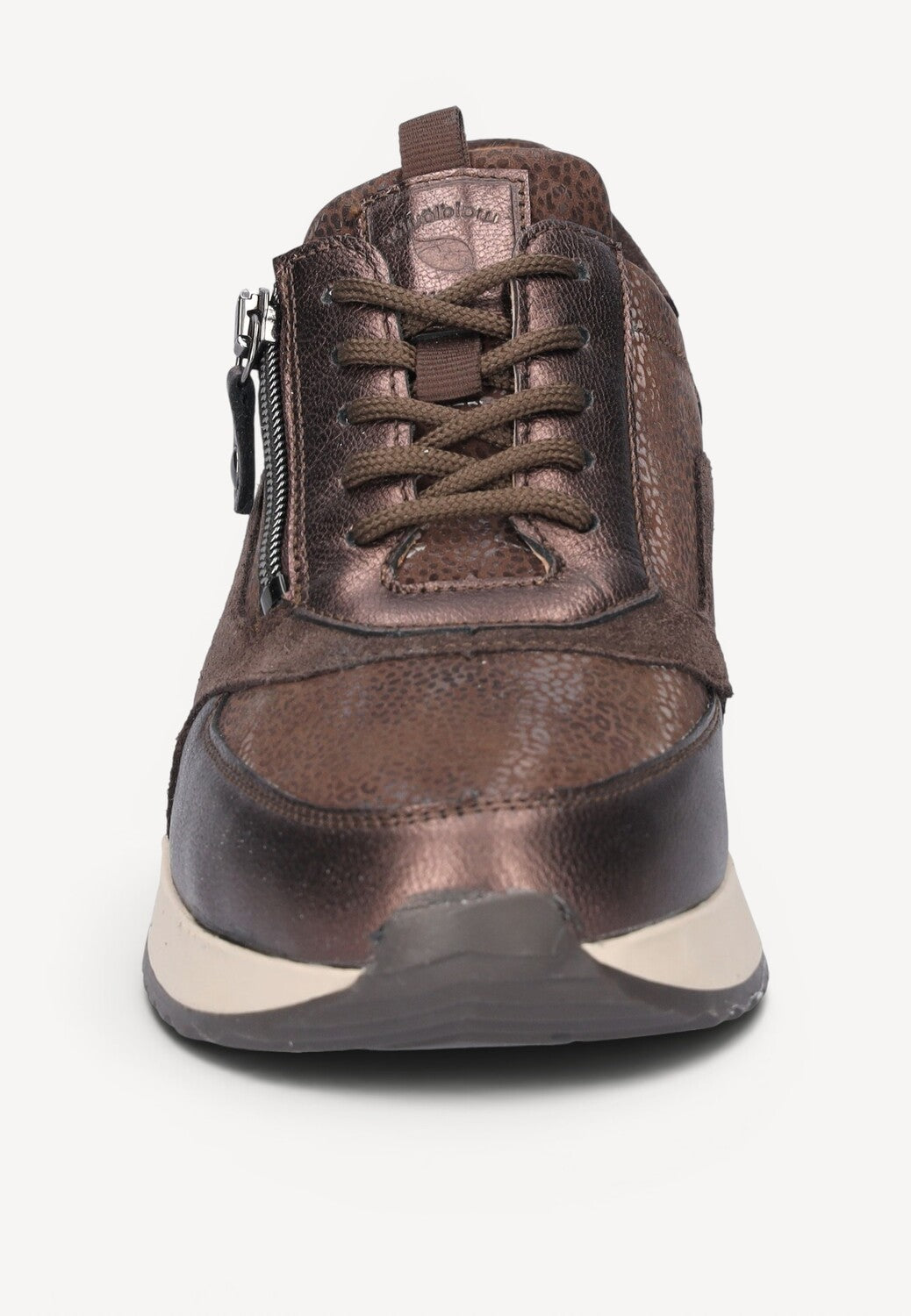 DAMES SPORTIEVE VETERSCHO-Bruin combi kleur