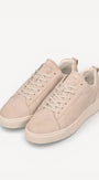 Heren veterschoenen-Beige suède/nubuck