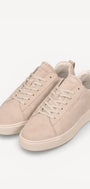 Heren veterschoenen-Beige suède/nubuck
