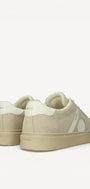 Heren veterschoenen-Beige suède/nubuck