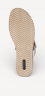 DAMES OPEN SCHOENEN-Wit combi kleur