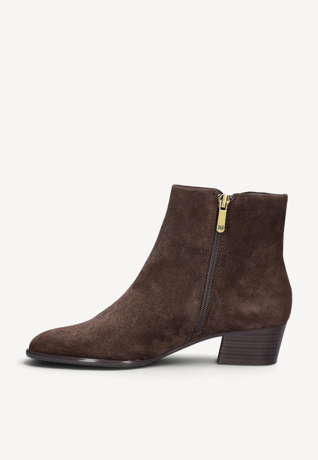 DAMES BOOTS+KORT LAARS-Bruin suède