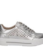 DAMES SPORTIEVE VETERSCHO-Zilver leer