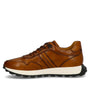 Heren veterschoenen-Bruin leer