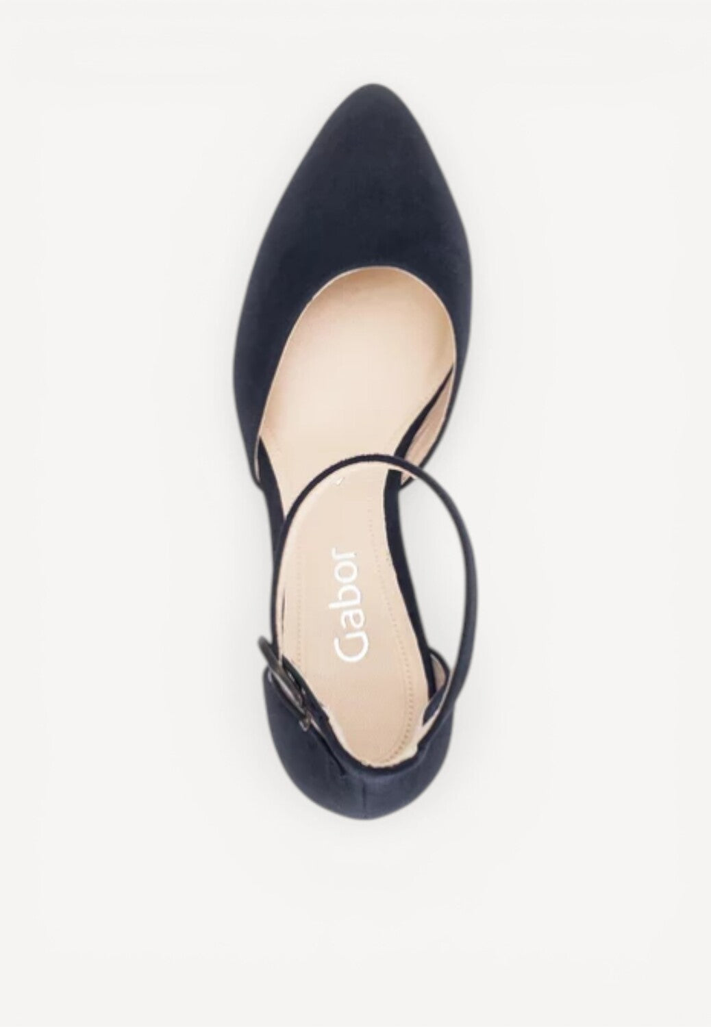 BALLERINAS + PUMPS-Blauw suède/nubuck