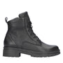 DAMES BOOTS+KORT LAARS-Zwart leer