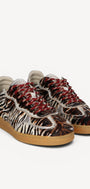 DAMES SPORTIEVE VETERSCHO-Bruin combi kleur