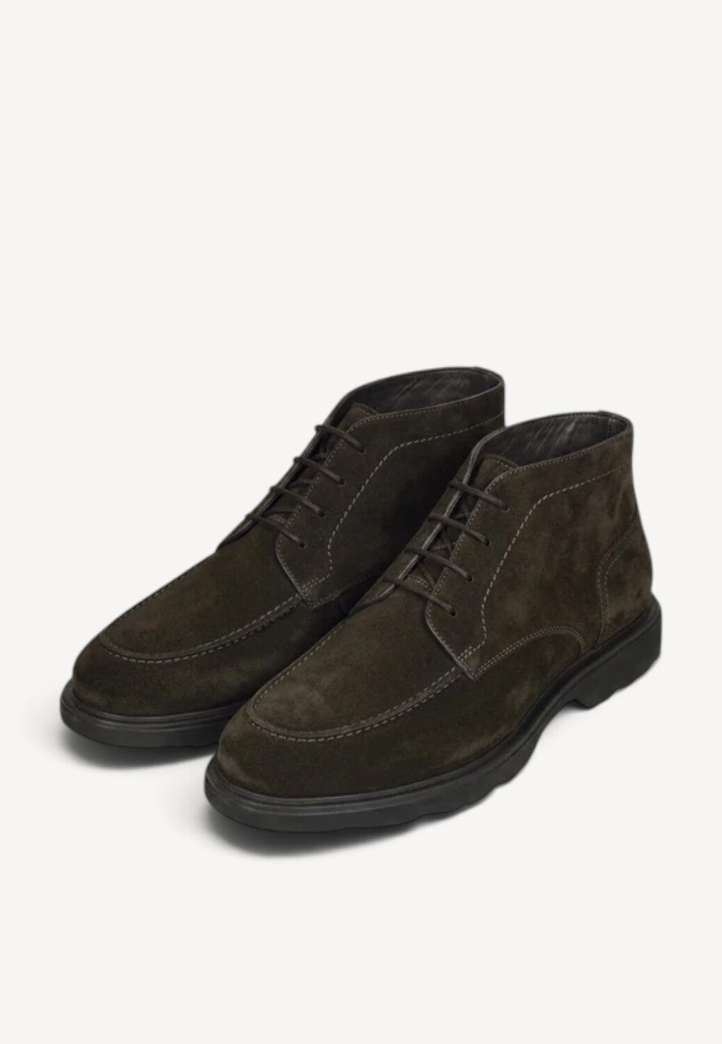 Heren boots-Bruin suède