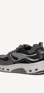 Heren veterschoenen-Zwart combi kleur