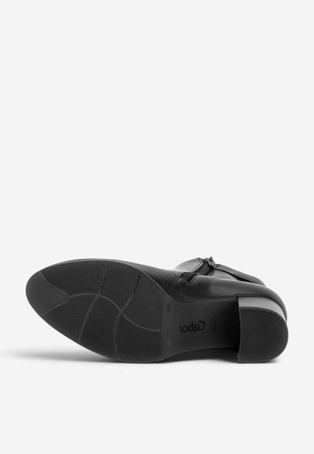 DAMES BOOTS+KORT LAARS-Zwart leer