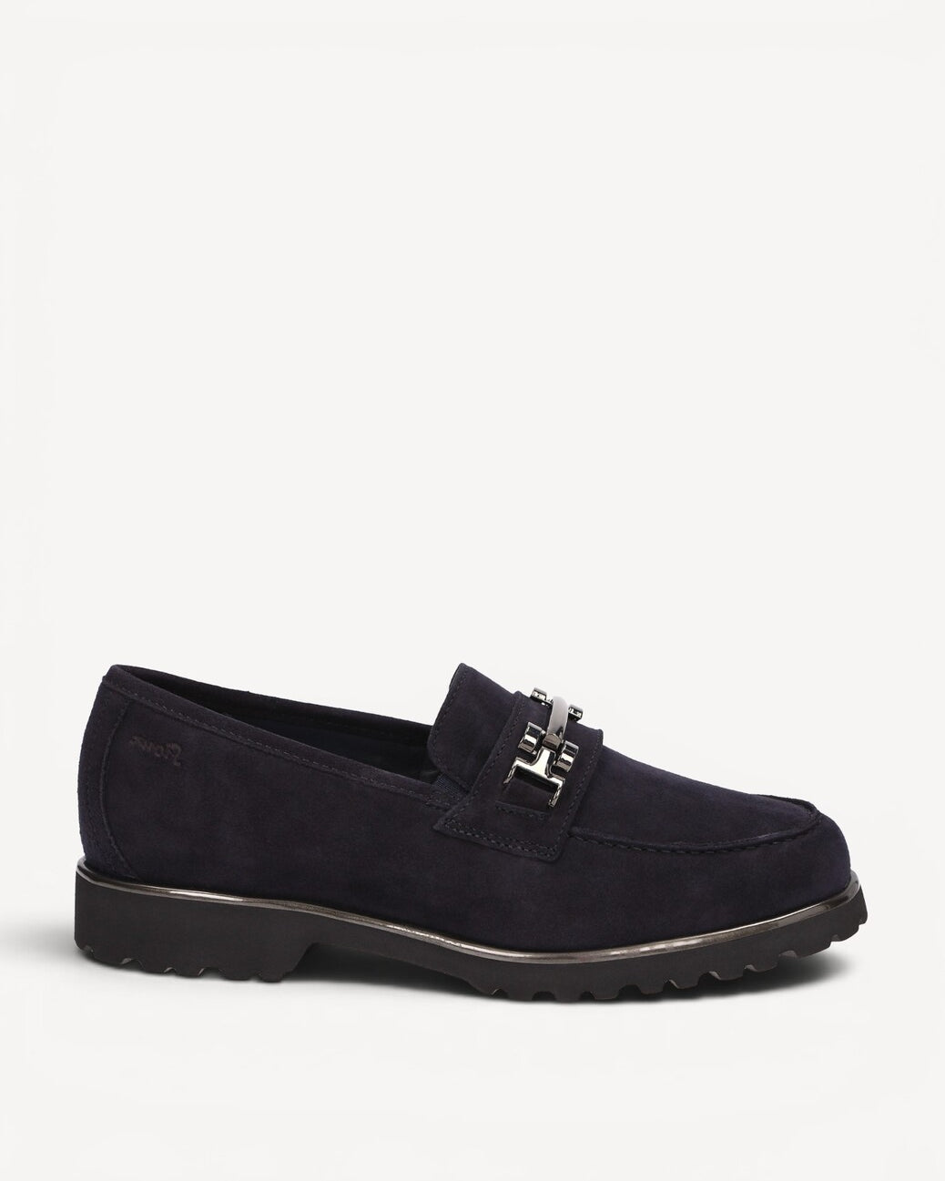 DAMES INSTAPSCHOENEN-Blauw suède/nubuck