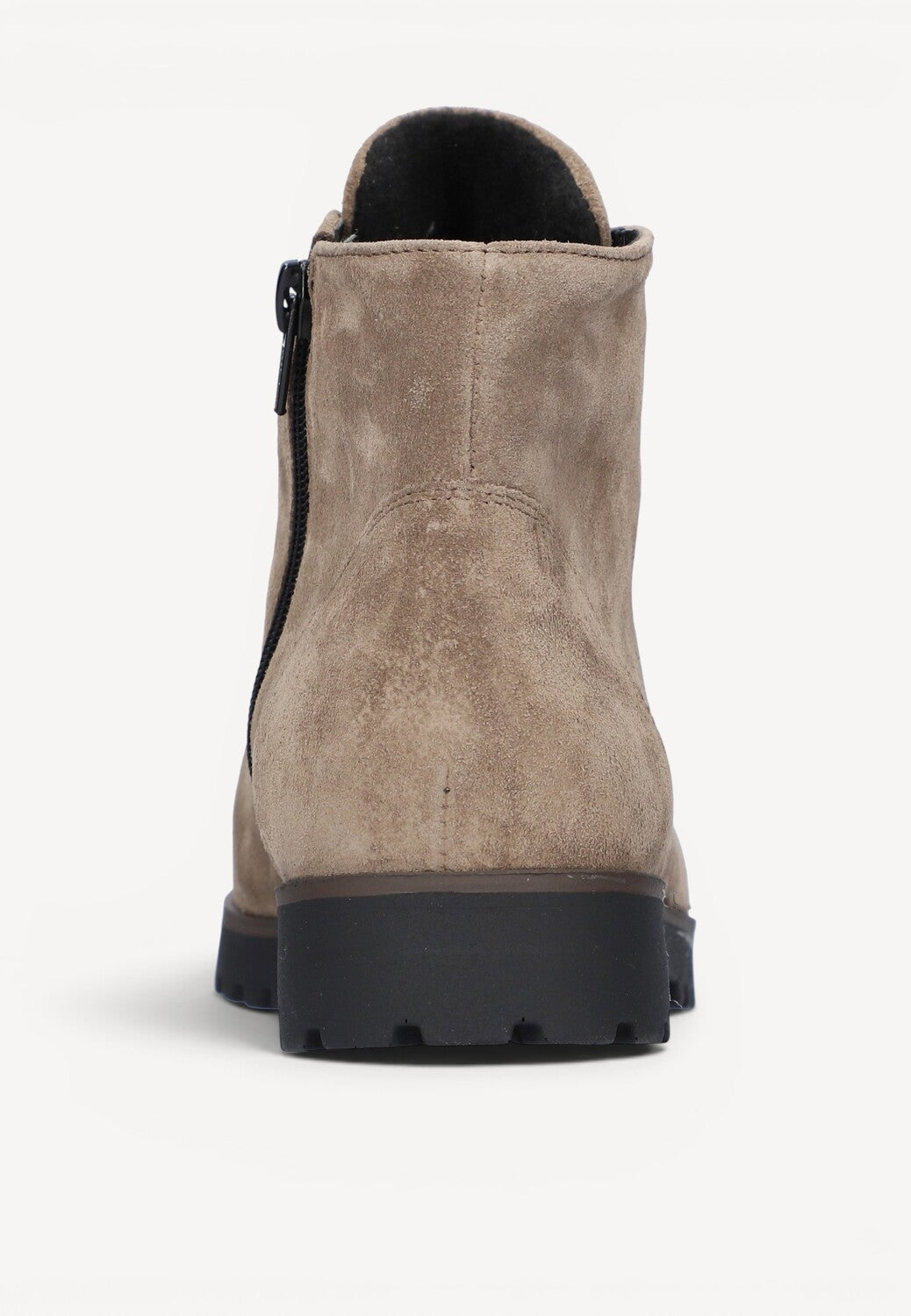 DAMES BOOTS+KORT LAARS-Beige suède/nubuck