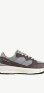 Heren veterschoenen-Grijs combi kleur