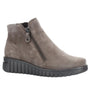 DAMES BOOTS+KORT LAARS-Beige suède/nubuck