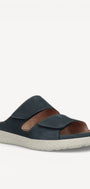 DAMES OPEN SCHOENEN-Blauw suède/nubuck