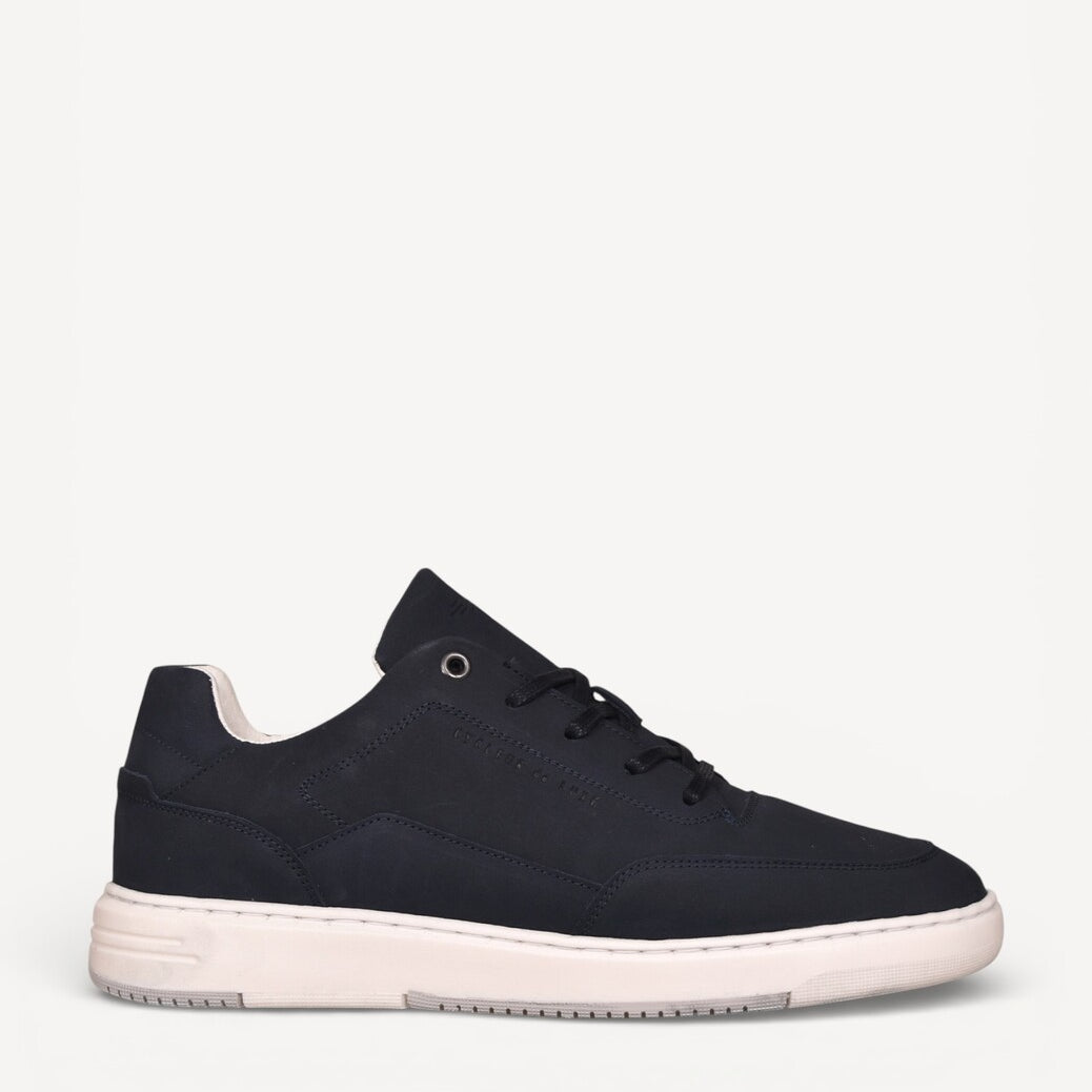 Heren veterschoenen-Blauw suède/nubuck