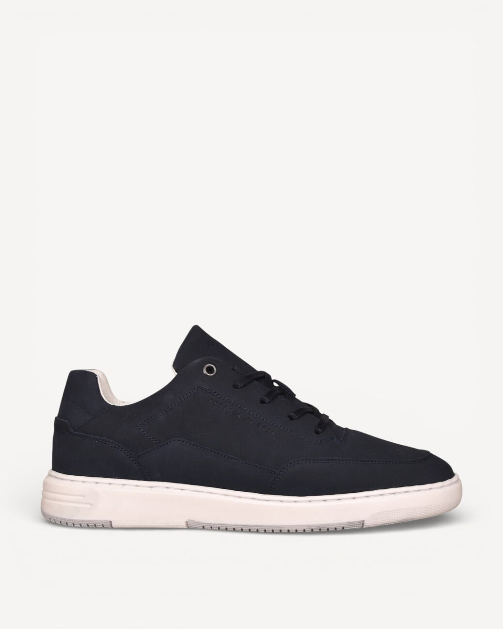 Heren veterschoenen-Blauw suède/nubuck