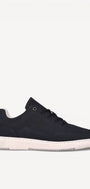 Heren veterschoenen-Blauw suède/nubuck