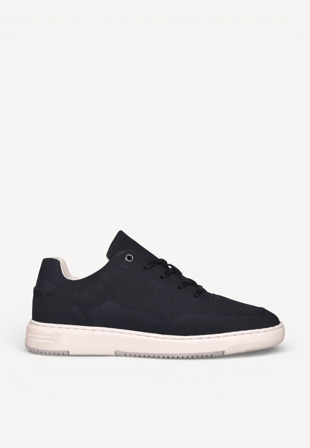 Heren veterschoenen-Blauw suède/nubuck