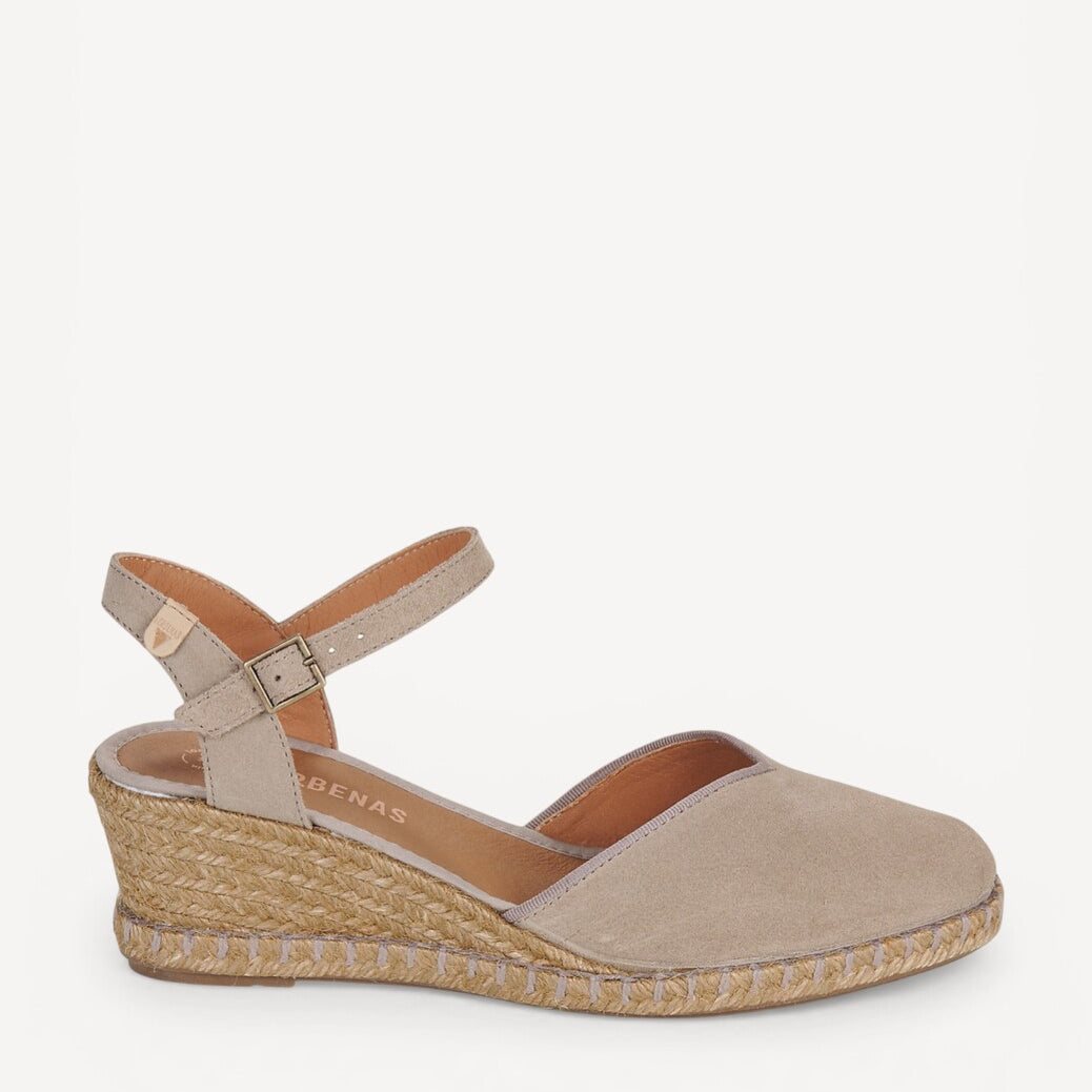 MUIL +SLINGBACK-Beige suède/nubuck