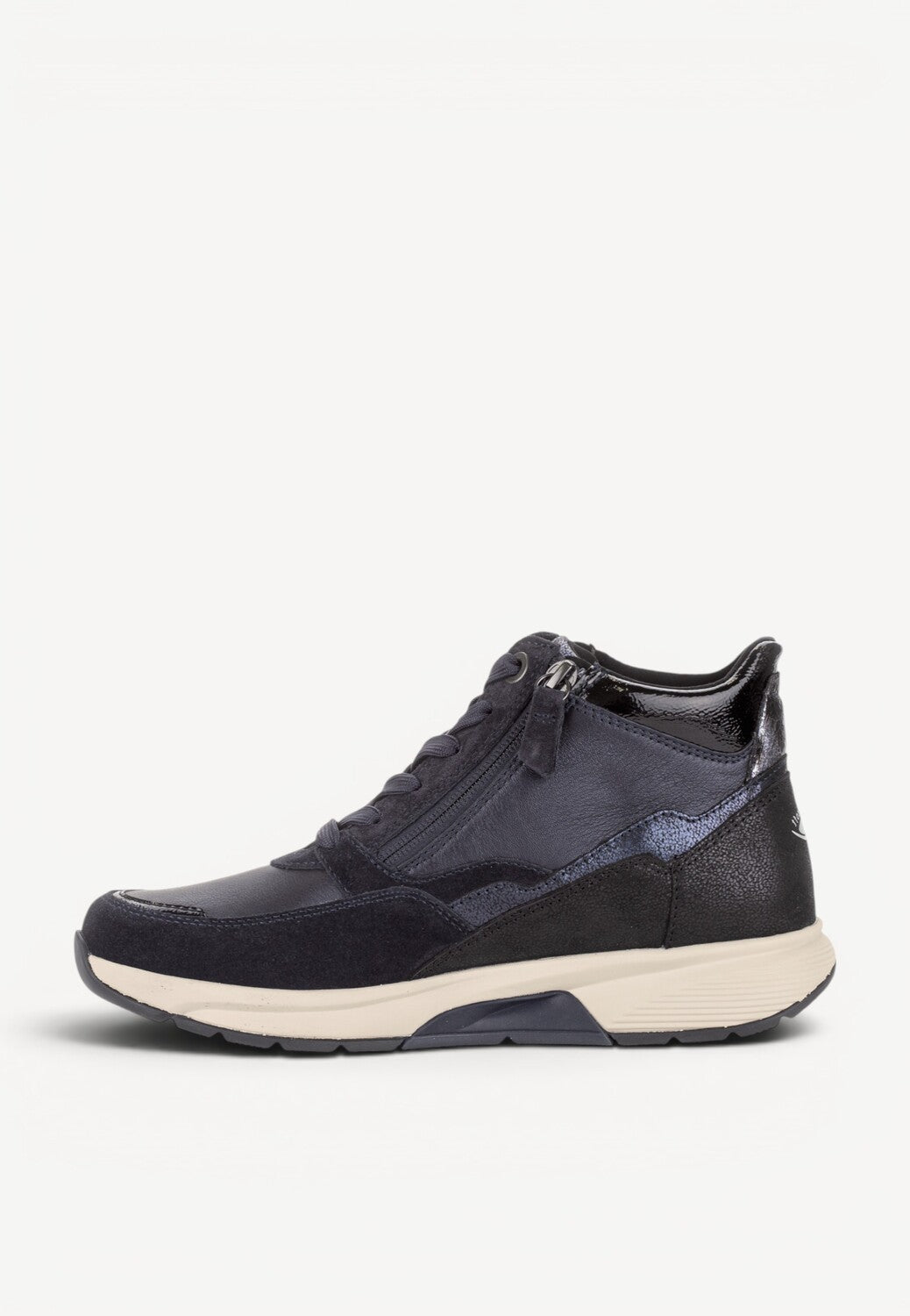 DAMES SPORTIEVE VETERSCHO-Blauw suède/nubuck