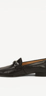 DAMES INSTAPSCHOENEN-Zwart leer
