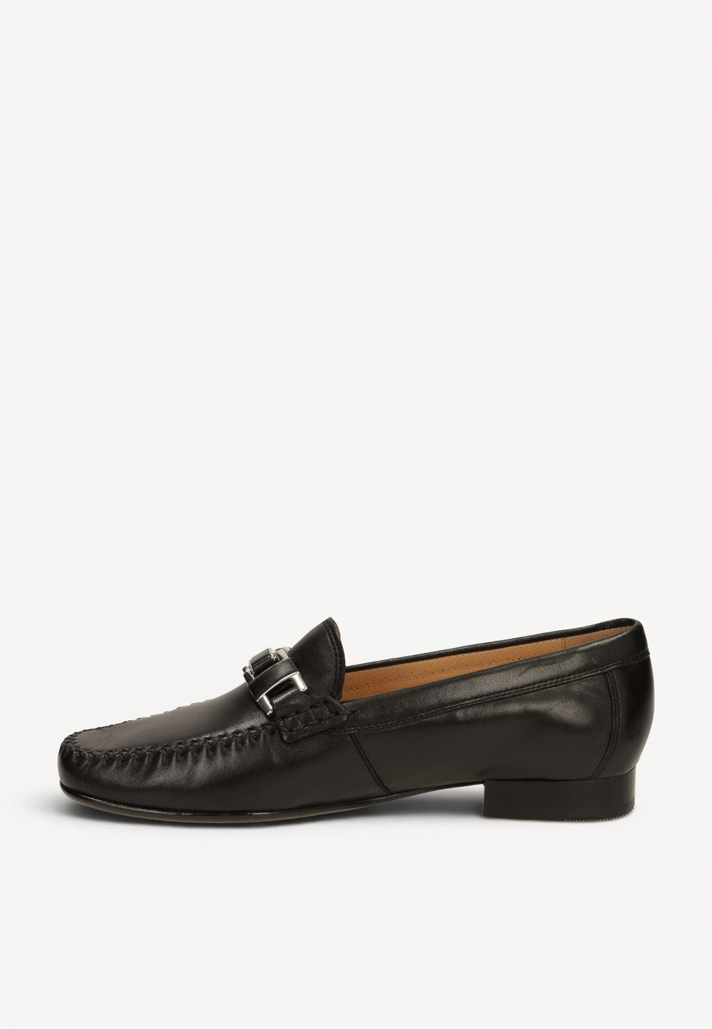 DAMES INSTAPSCHOENEN-Zwart leer
