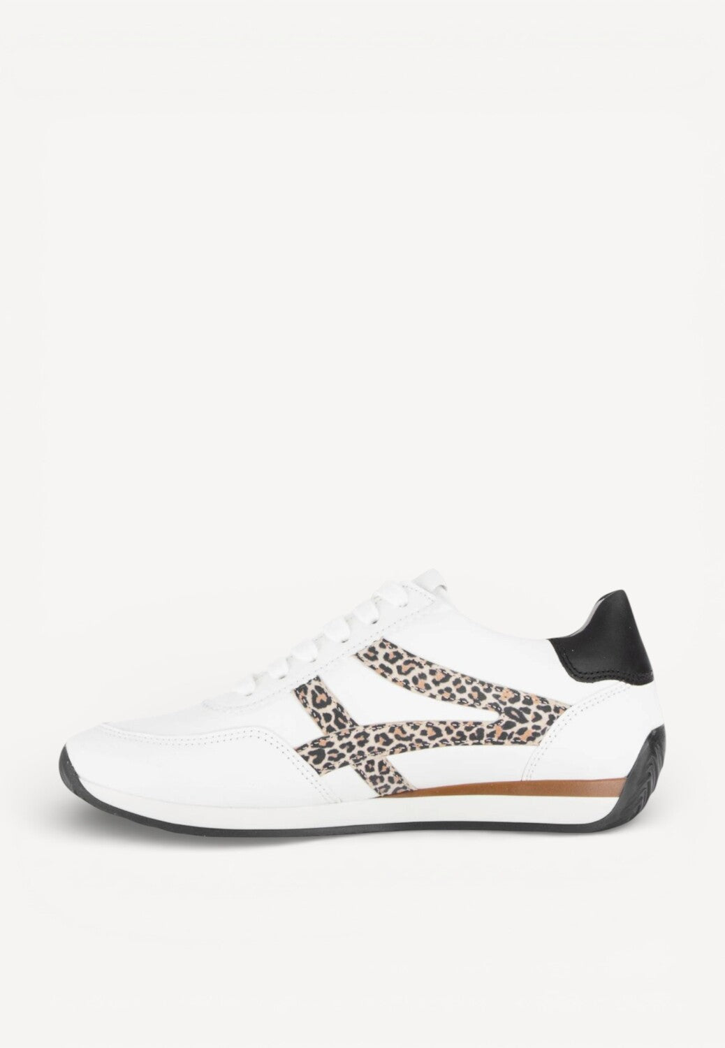 DAMES SPORTIEVE VETERSCHO-Wit leer