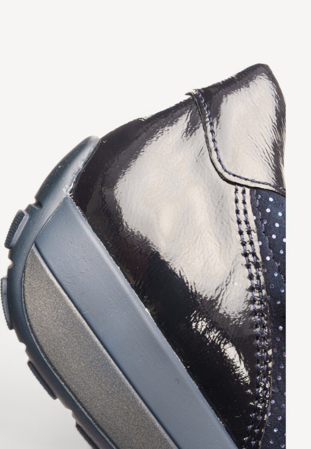 DAMES SPORTIEVE VETERSCHO-Blauw lak