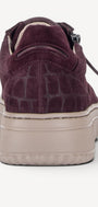 DAMES SPORTIEVE VETERSCHO-Rood suède/nubuck