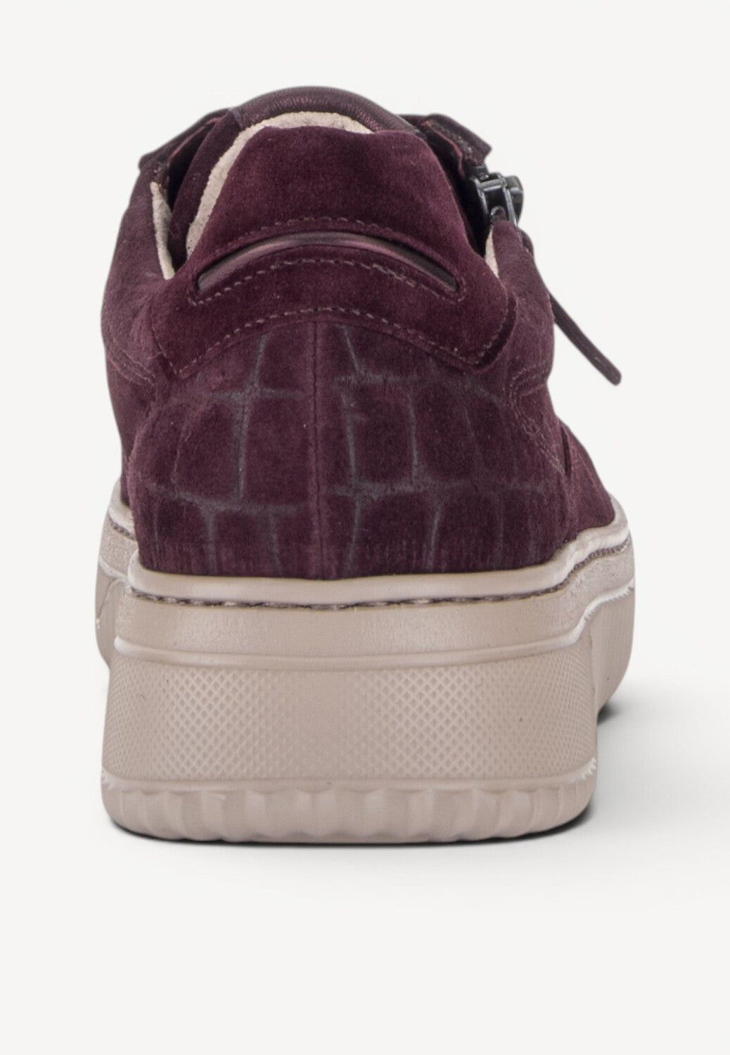 DAMES SPORTIEVE VETERSCHO-Rood suède/nubuck