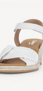 DAMES OPEN SCHOENEN-Wit leer