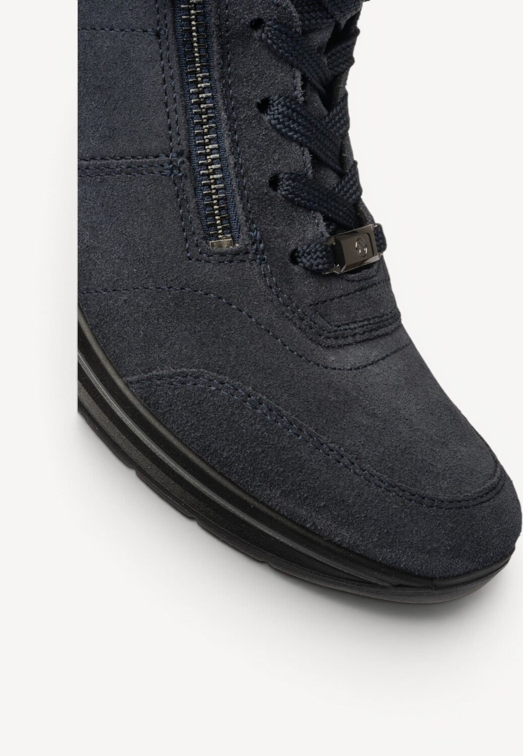 DAMES SPORTIEVE VETERSCHO-Blauw suède/nubuck