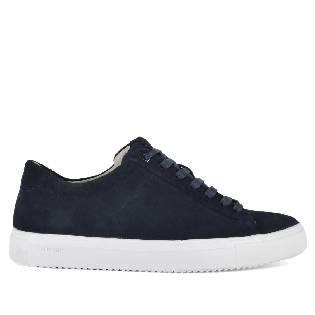 Heren veterschoenen-Blauw suède/nubuck