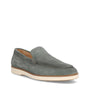 Heren instapper-Blauw suède/nubuck