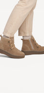 DAMES SPORTIEVE VETERSCHO-Beige suède/nubuck