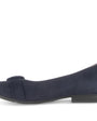 BALLERINAS + PUMPS-Blauw suède/nubuck