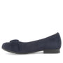 BALLERINAS + PUMPS-Blauw suède/nubuck