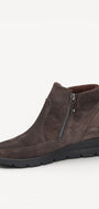 DAMES BOOTS+KORT LAARS-Bruin suède
