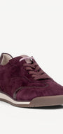 DAMES SPORTIEVE VETERSCHO-Rood suède/nubuck
