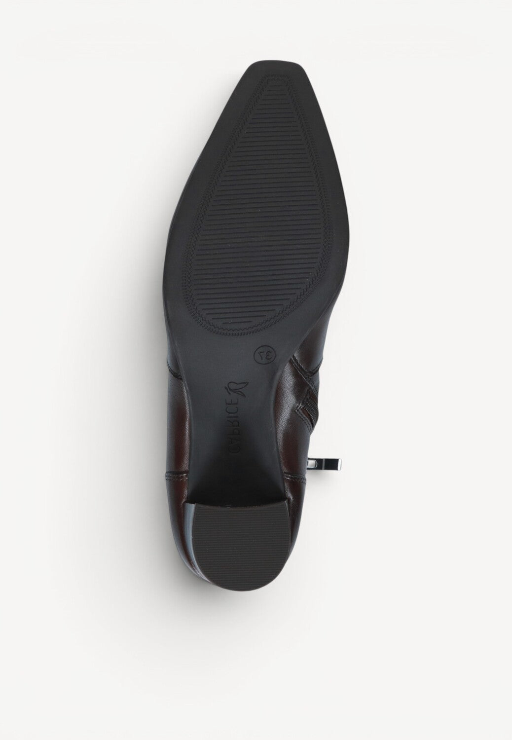 DAMES BOOTS+KORT LAARS-Bruin leer