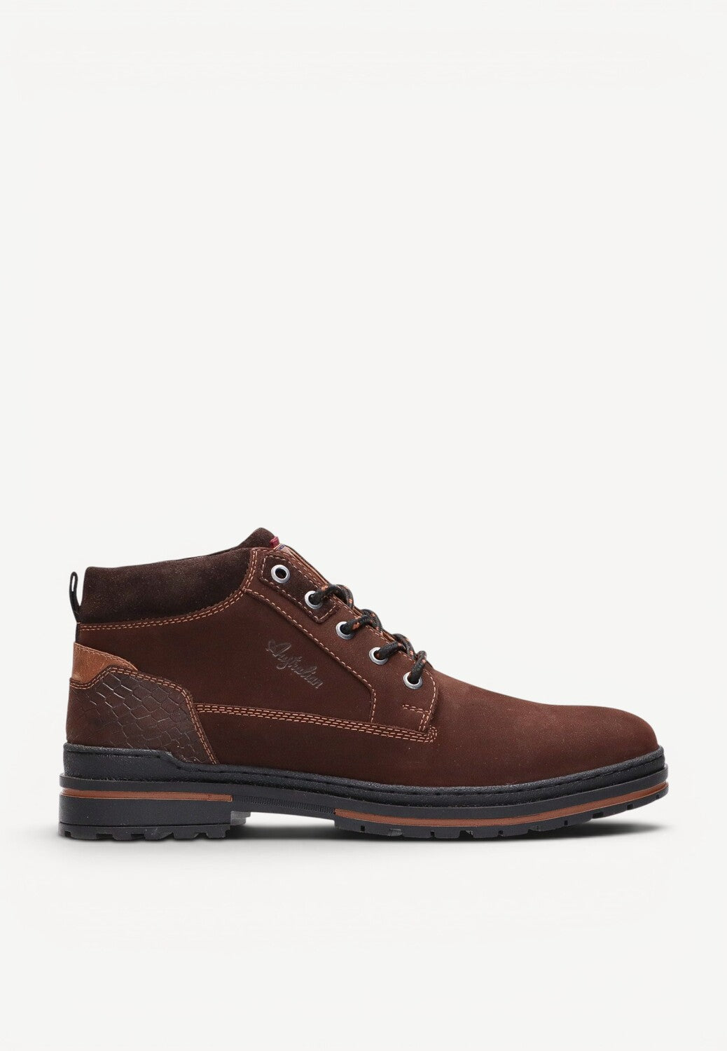 Heren boots-Bruin suède
