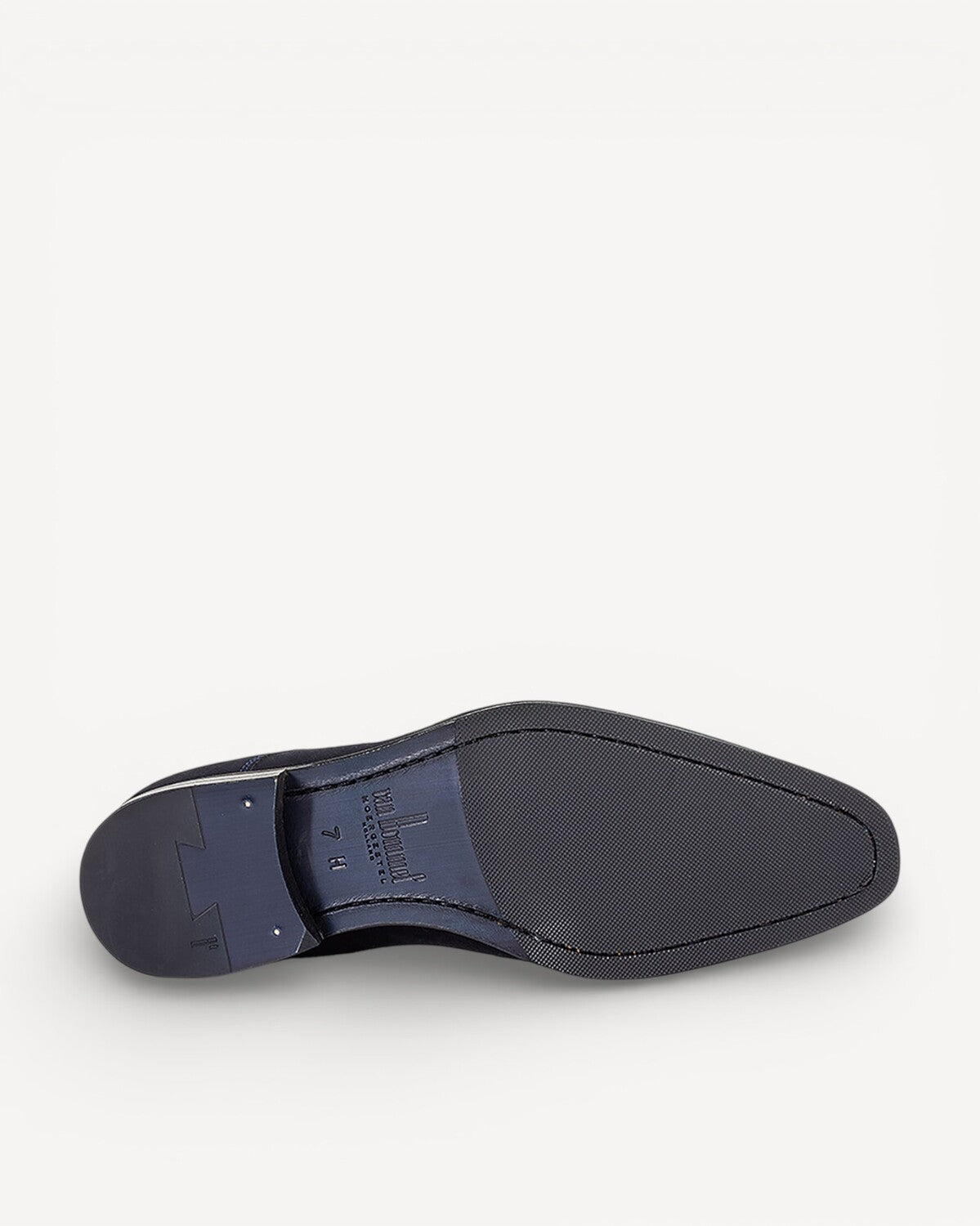 Heren veterschoenen-Blauw suède/nubuck