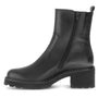 DAMES BOOTS+KORT LAARS-Zwart leer