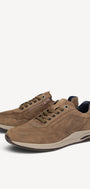 Heren veterschoenen-Bruin suède