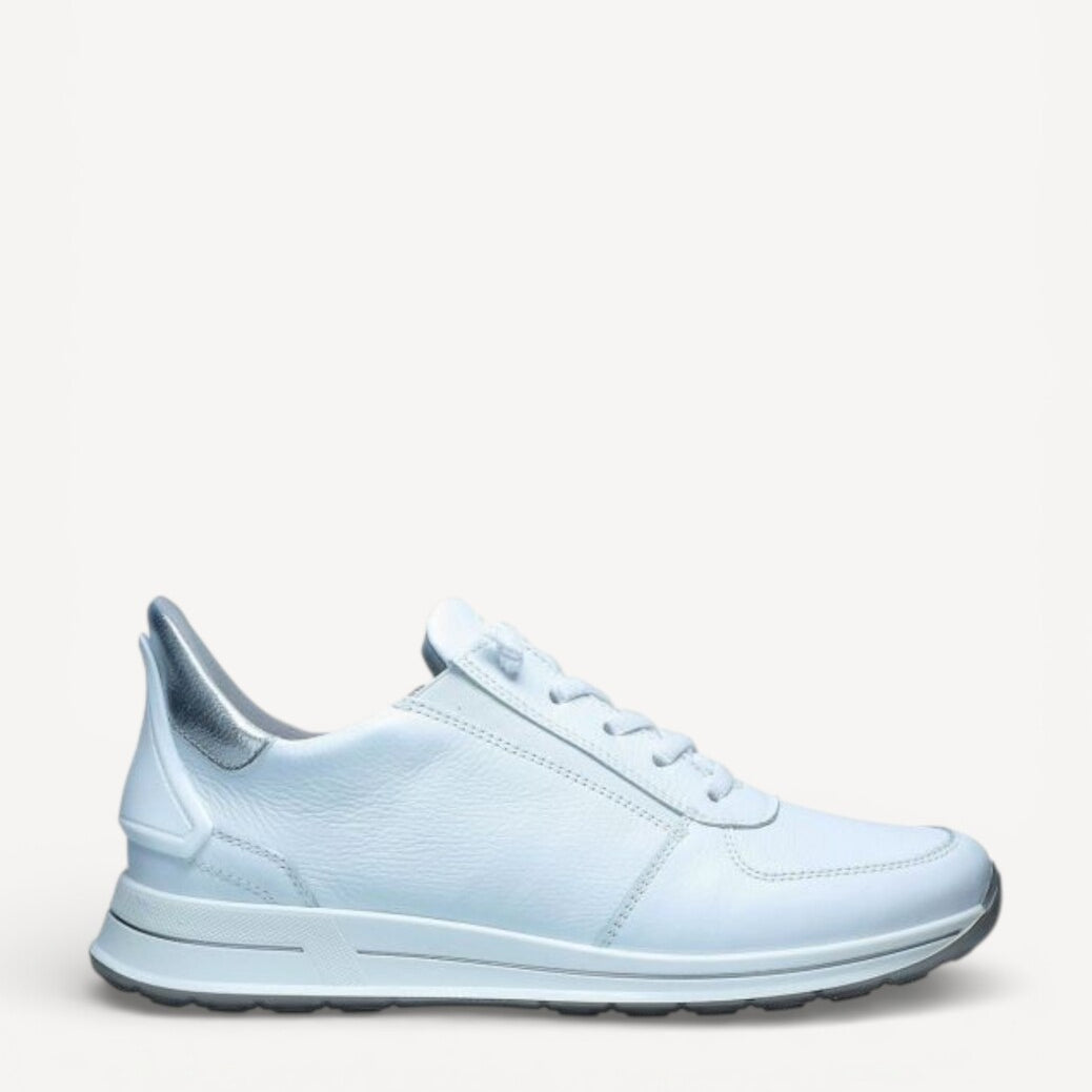 DAMES SPORTIEVE VETERSCHO-Wit leer